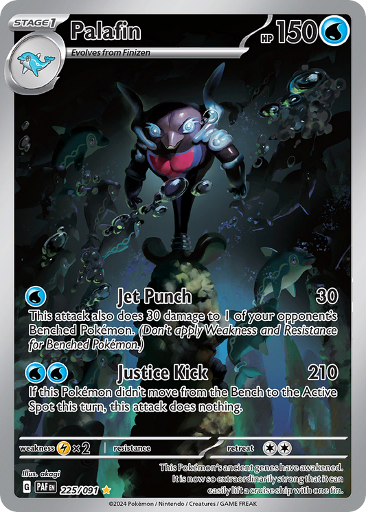 Palafin - 225/091 - holofoil - Paldean Fates