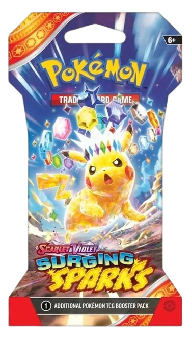 Surging Sparks Sleeved Booster Pack - Pokemon TCG - Pokémon TCG