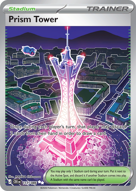 Prism Tower - 111/086 - holofoil - Chaos Rising