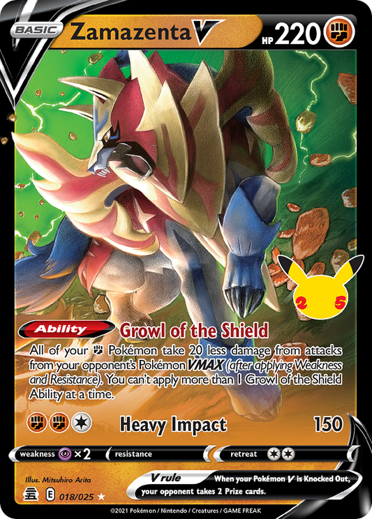 Zamazenta V - 18/25 - holofoil - Celebrations