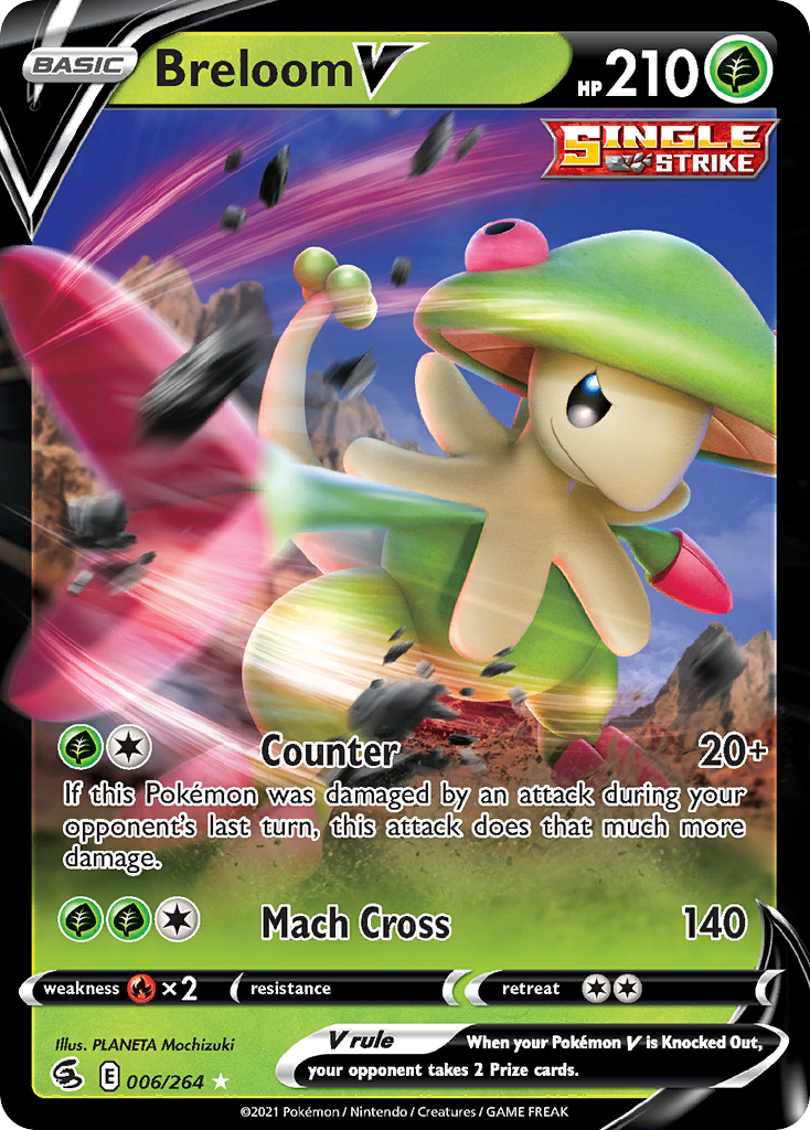 Breloom V - 006/264 - holofoil - Fusion Strike
