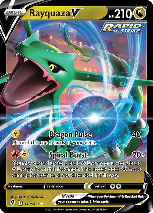 Rayquaza V - 110/203 - holofoil - Evolving Skies
