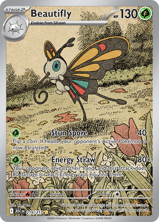 Beautifly - 219/217 - holofoil - Ascended Heroes
