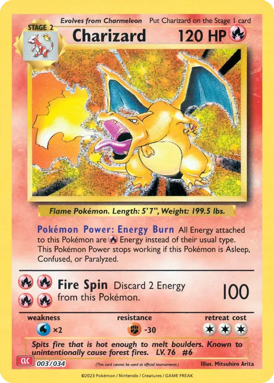 Charizard - 003/034 - holofoil - Pokémon TCG Classic - Charizard
