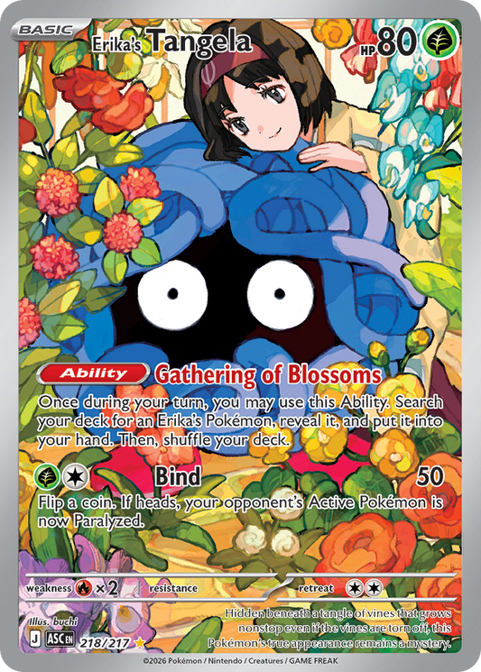 Erika's Tangela - 218/217 - holofoil - Ascended Heroes