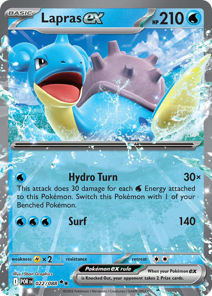 Lapras ex - 022/088 - holofoil - Perfect Order