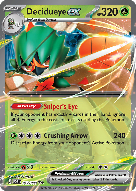 Decidueye ex - 012/088 - holofoil - Perfect Order