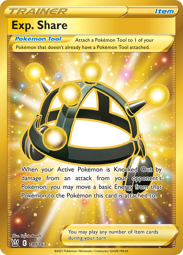 Exp. Share - 180/163 - holofoil - Battle Styles