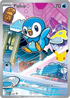 Piplup - 042/71 - holofoil - Mega Evolution Black Star Promos