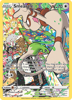 Smeargle - TG10/TG30 - holofoil - Silver Tempest Trainer Gallery