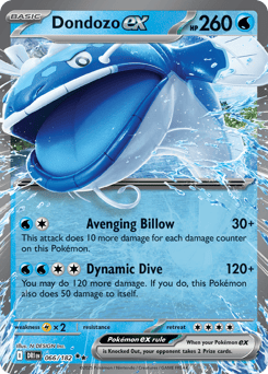 Dondozo ex - 066/182 - holofoil - Destined Rivals