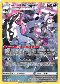 Galarian Obstagoon - TG10/TG30 - holofoil - Astral Radiance Trainer Gallery
