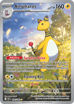 Ampharos - 090/086 - holofoil - Chaos Rising