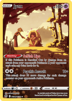 Jynx - TG04/TG30 - holofoil - Silver Tempest Trainer Gallery