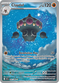 Claydol - 092/086 - holofoil - Chaos Rising