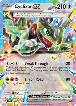 Cyclizar ex - 159/191 - holofoil - Surging Sparks