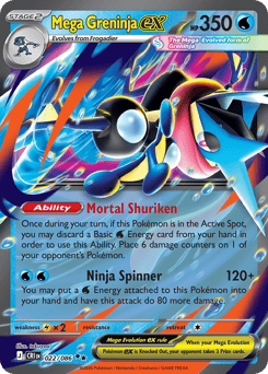 Mega Greninja ex - 022/086 - holofoil - Chaos Rising