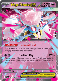 Mega Diancie ex - 041/094 - holofoil - Phantasmal Flames