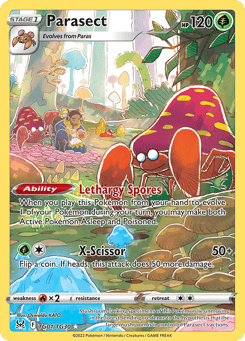 Parasect - TG01/TG30 - holofoil - Lost Origin Trainer Gallery